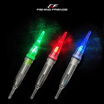 FF 초고휘도 LED 슈퍼라이트 미니 갈치낚시 집어등 램프 갈치루어 풀치 호래기, 2개입_점등형-레드