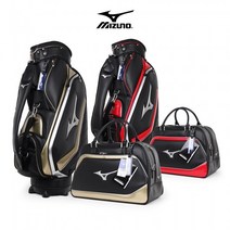 [미즈노코리아 정품] RB 어드밴스 남성 캐디백세트, 블랙/레드