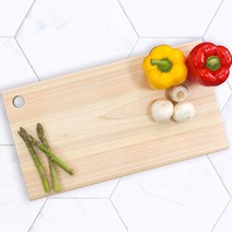 안스하우스 편백 통원목 도마