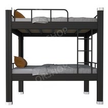 성인 2층 침대 조립식 철제 이층 기숙사 성인용 어른용 복층, 폭90cm길이200cm(침대판 포함)