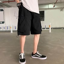 아메카지 남성 데일리 포켓 밴딩 5부 팬츠 학생 코디 0.0127ea