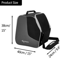 방수 스키 부츠 가방 대용량 운반 보관 가방 구획 경량 배낭 야외 스키 가방 장갑, 그림처럼.