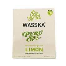 4.4 oz Bag Wasska Peruvian Mix Pisco Sour Lemon / Mix para hacer Pisco Limon, 1