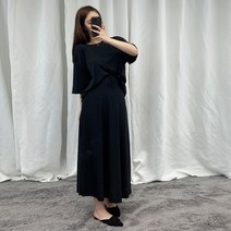 VANANA2 여성 반팔 롱 스커트 치마 트레이닝 세트
