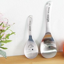 웃는얼굴 디자인 스텐 잘안붙는주걱 이유식 조리도구 음식 업소 쌀 밥솥 밥, 대