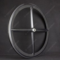 로드자전거휠 Toray 고속 고정 기어 휠 트랙 및 로드 바이크 사이클링 2021 최신 풀 카본 700C 4 스포크, 1개