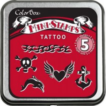 CLEARSNAP ColorBox Mini Stamp Tattoo (Set of 5) null, 1, 기타