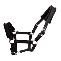 패딩 조랑말 고삐 조정 가능한 헤드 칼라 승마 보호, 03 Black M