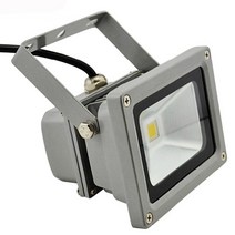 조명 DC LED 투광기 10W 12V 24V 배터리 축전지용 직류 투광등 램프, 1개, 노란빛