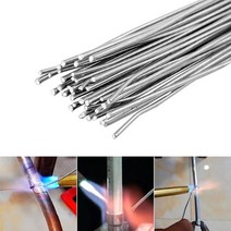 저온알루미늄용접봉 Vastar 1020pcs 필요 없음 솔더 파우더 1.62mm 브레이징 솔더 납땜 막대, 2mm, 20개