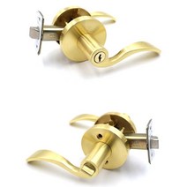 아파트 침실 안방 문고리교체 골드 레버락 방문손잡이 펜션 이사 심플 원룸