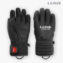 [루디스] 22/23 프리스타일 스키 스노보드 레이싱용 가죽장갑 LGM474GA-BK, 색상:블랙(BK) / 사이즈:S