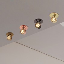 반 매입 MR형 직부등 천장등 포인트 조명 카페조명 인테리어조명 천장조명, 흑니켈(블랙)