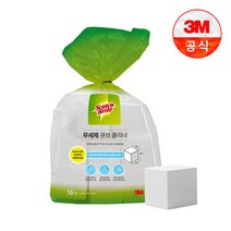 [3M]무세제 큐브 멜라민폼 매직클리너 16입, 단품