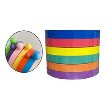 테이프볼 테이프공 타로카드 보드게임 만들기 5/6Pcs DIY 스티커 볼 테이프 캔디 컬러 공예 용품 십대 소년, 01 6pcs A