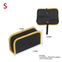 공구 걸이 옥스포드 캔버스 방수 스토리지 핸드 툴 가방 나사 손톱 드릴 비트 금속 부품, s