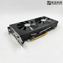 그래픽카드 MSI ASUS RX580 RX590 데스크탑 8G 4K, RX580 8G+백플레인