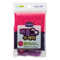 크린랩 이나우스 버블 수세미 2개입, 1개, 없음