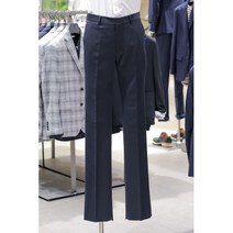 [AK PLAZA] [본(BON)] 19F/W 베네시안 조직 네이비 기본 솔리드 정장바지 BN9WPA650 NY