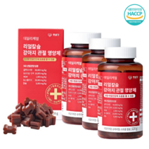 강아지 관절 연골 면역 영양제 슬개골 탈구 보스웰리아 MSM 연골 반려견 영양제 펫생각, 3개