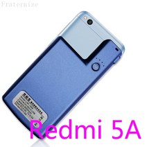 도킹형 샤오미무선 맥세이프 도킹형보조배터리10000 Xiaomi Redmi 6 Pro 6A 배터리 케이스 5 Plus 5A 충전 커버 용 휴대용 보조베터리 스마트 충전기, [14] Redmi 5White