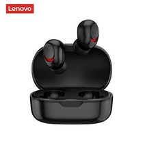 Lenovo PD1X 블루투스 이어폰 이어버드 무선 헤드폰 스포츠 라이딩용 마이크 수명 수준의 방수 헤드셋, Black