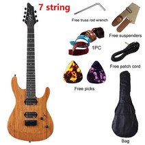 GUITAR 부품 고급 7 현 일렉트릭 나무 벌 스킨 내추럴 컬러 솔리드 okoum 바디 어쿠스틱기타 GUITARSANDDRUGS 통기타 CORTGUITAR GUITARPEDAL