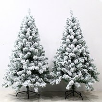 스노우 화이트 크리스마스 트리 나무 무장식 1.2-1.8M, 1.2m