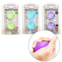 코어블레이드 841CB6LC-6872 머슬슬라임 악력강화 악력젤 볼타입, 하드 퍼플