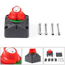 해외 자동차 자동 100A 300A 12V 60V RV 해양 보트 배터리 선택기 아이솔레이터 분리 로터리 스위치 컷 T