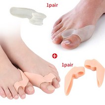 엄지 발가락 분리기 부목 발 교정기 외반증 보호기 실리콘 젤 손가락 건막 류 정형용, [15] 2Pair