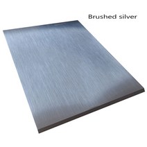 A4 빈 골드 투명 홀로그램 실버 스티커 라벨 용지 레이저 프린터 전문 특수 레이어 10 개, 03 Brushed silver