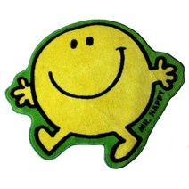 Mr. Happy Bath Rug Area Rug Mr Men and Little Miss, 1