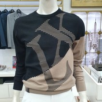 링스골프 골프남성 가을 퍼포먼스 라운드 넥 스웨터 L11B3SR107