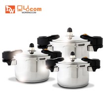 대웅모닝컴 고압렵 스텐압력밥솥 압력솥 백숙 갈비찜 삼계탕 수육 3인용 4인용 8인용, 3~4인(2.2L)