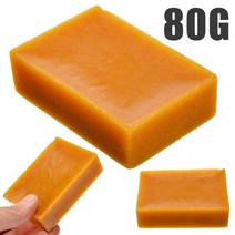 팔라 왁스 80g 100 순수 천연 노란색 밀랍 밀랍 펠릿 꿀 DIY 비누 양초 만들기, 없음