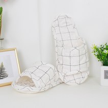 신우몰 발편한 이중쿠션 인테리어 거실화 커플 면실내화, 남성/패턴01