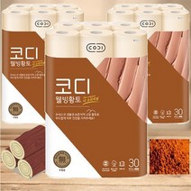 코디 웰빙황토 도톰한3겹 30M30롤x3팩 독일더마테스트, 단품