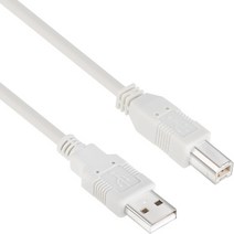 USB 프린터 케이블 AB 삼성 캐논 HP 컴퓨터 노트북 복합기 스캐너 연결선 0.15m~10m, 0.75m