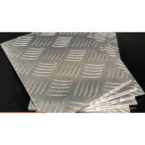 알루미늄 체크판 패턴 2mm 미끄럼방지 주방 계단 바닥, 1.2x1220x2440