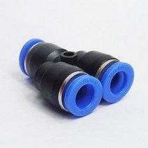 원터치 고압호스 2구분배기 (Y자) 6mm 호스용 수초용품 CO2조절밸브 붐베 레귤레이터 연결