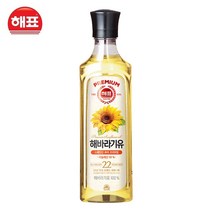 [해표] 해바라기유 500ml, 1개