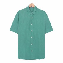 스콰즈 반팔 셔츠 SPJ010 3COLOR 남성 린넨 여름 남방
