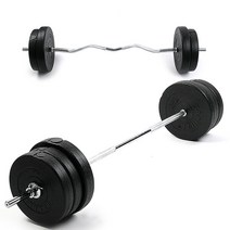바투 조립식 역기세트 25kg - 컬버 소봉 중봉 대봉 바벨세트, 1개