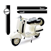 베스파라인스티커 오토바이데칼 바이크 스티커 라인데칼 스쿠터 바디 스티커, 주황