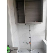 공조 리프트 선반 천장 브래킷 고소 작업대 닥트 욕실, 80-2.1m 손전등/초내하중 미세 조정