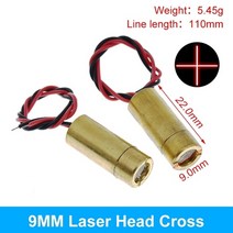 목공기계부품 650nm 5mw 레드 포인트라인크로스 레이저 모듈 헤드 유리 렌즈 초점 조절 가능한 초점 조절 가능한 레이저 다이오드 헤드 산업용 클래스, 9mm 크로스 3v