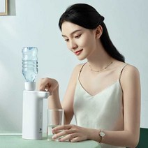온수 디스펜서 캠핑 온도조절 생수병 차박 가정용 급속, 레트로 그린