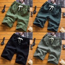 J2MAN 쿨한 여름 코튼 밴딩 반바지 남자 남성 면바지 팬츠 바지