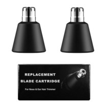 Wusuker Nose Hair Trimmer Replacement Blades for Manscaped The Weed Whacker 1.0 2.0 Hygienic Twist-, 2 Pack